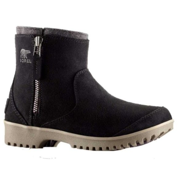 Sorel Shoes - Sorel Meadow Zip Pull-on suede waterproof boots Size 8